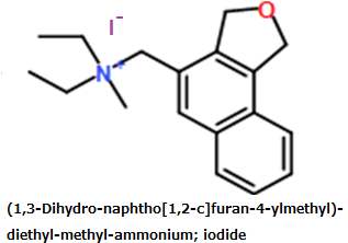 CAS#(1,3-Dihydro-naphtho[1,2-c]furan-4-ylmethyl)-diethyl-methyl-ammonium; iodide
